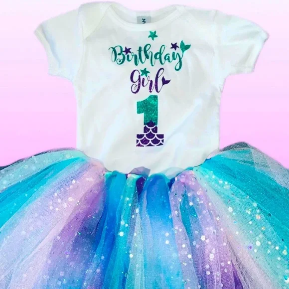 princess polly baby blue dress Personalized First Birthday Dress  Embroidered Floral Cake Smash Outfit